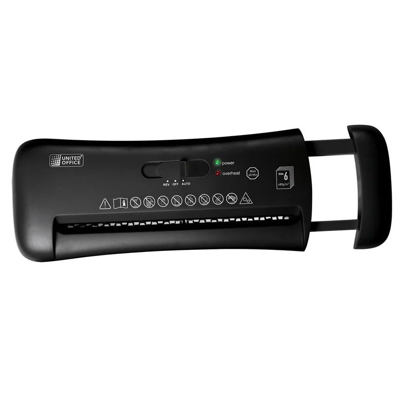 United Office UAV 190 C2 Document Shredder – Black
