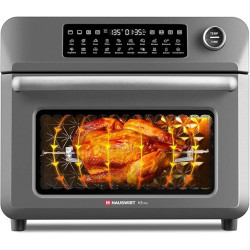 Hauswirt Air Fryer Oven 25 Litre Extra Large, Countertop Convection Oven with Grill/Airfryer/Dehydrator, Digital Touch Screen