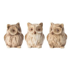 LIVARNO home Autumn decoration (owl, 3 pieces)