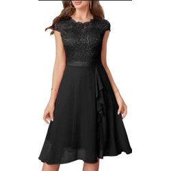 Chiffon dress, Size: L