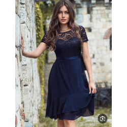 Short half-sleeve dress, Size: S