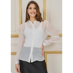 Chiffon shirt, Size: S