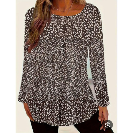 Cotton Long-sleeve louse, Size: 3XL