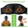 Zyllion Shiatsu Back Massager (Black) and Hand Massager (Black) Bundle